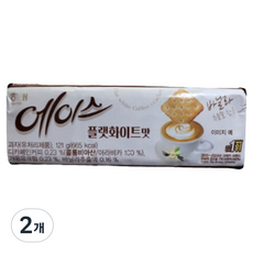 해태에이스 플랫화이트맛, 2개, 121g