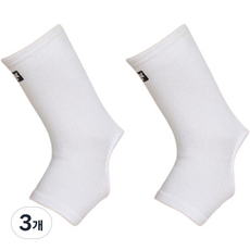 에이빅스포츠 데일리 슬림 발목 보호대 2p 세트, 3세트, 화이트