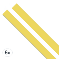 OON 열 수축 튜브 케이블 노랑 60mm x 1m, 6개