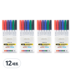 Lineplus One Name Pen 1mm 6色組, 混色, 12套