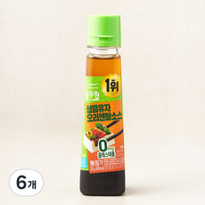 풀무원 콜레스테롤 제로 상큼유자 오리엔탈 소스, 255g, 6개