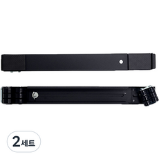 MSL 萬用家具搬運滾輪 旋轉型 黑色 2入 + 墊木 2入 組, 2套