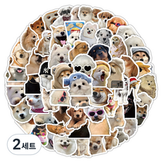 Daily Joy 可愛動物手帳裝飾造型貼紙100款套組, 選擇9, 2套