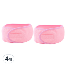 조니프리 찍찍이 세안밴드, 핑크, 4개