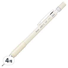 Pentel 飛龍文具 Amain 自動鉛筆 白色 AM13-W, 4個, 1.3mm