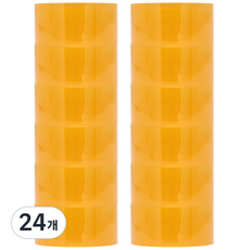 오공본드 OPP 박스테이프 중포장 아크릴타입 50m x 48mm, 황색, 24개