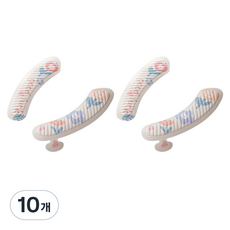 온트리 사계절 변기시트, 플라워화이트, 10개