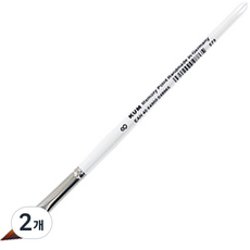 KUM 庫姆 Memory Point 斜角筆刷, 2個, 8號