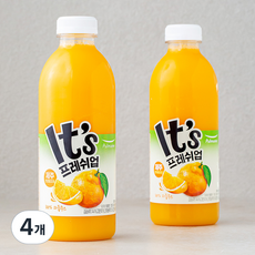 풀무원 잇츠 프레쉬업 제주 한라봉감귤 주스, 4개, 800ml