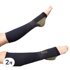 일양약품 DM 메디칼핏 의료용 종아리 압박 스타킹 밴드 보호대 2p, 2개, 종아리/무릎형