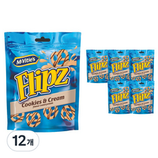 Flipz 麥維他 餅乾與奶油香蝴蝶餅, 12包, 90g