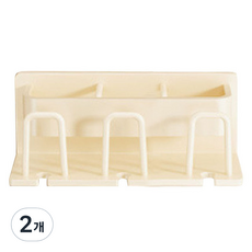 마켓감성 고급 호텔 칫솔꽂이, 크림, 2개