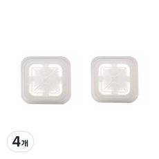 펀타스틱 코코 홀디 행주꽂이, 투명, 4개 투명, 4개