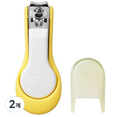 雙心嬰兒指甲鉗, 白色的, 2個