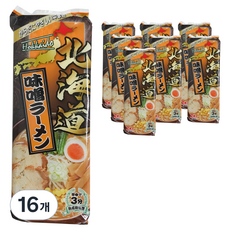 北海道味噌拉麵 2人份 240g, 16包