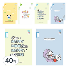 PENPIA 800小學作文本裝訂筆記本, 隨機出貨, 40個