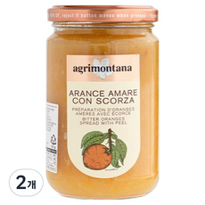 아그리몬타나 오렌지 잼, 330g, 2개