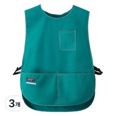 아메리칸로드 다용도 포켓 캠핑 작업복 조끼 앞치마 RK2154, 청록, 3개
