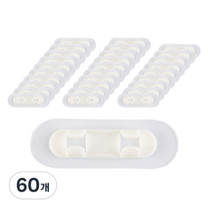 i-MATE 開放式電線整理夾固定器, 白色, 60個