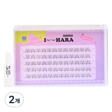 IHara 豐盈纖長下睫毛, 黑色, 2個