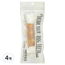 띵크유어도그티 강아지 딩고껌 특대형 1P, 치킨, 130g, 4개
