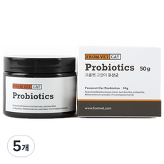 프롬벳 고양이 영양제, 50g, 장건강/유산균, 5개 50g, 장건강/유산균, 5개