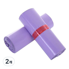 가팡 택배 비닐봉투 폴리백 퍼플 D HDPE 0.08 100p, 2개