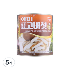 화미 표고버섯캔 채, 5개, 2.84kg