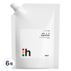 SoonsoYou 純恂SOYU 液體洗衣精 補充包, 800ml, 6個
