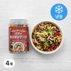 청해명가 라면엔 매콤 해물 한스푼, 70g, 1개입, 4개