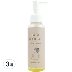 마더웍스 아로마 베이비 바디오일, 3개, 100ml