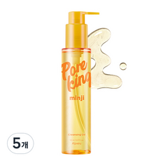 어퓨 모공대장 민지 클렌징 오일, 5개, 150ml