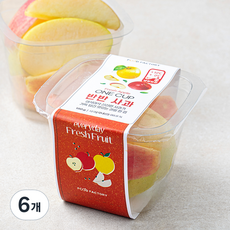 푸드팩토리 원컵 반반 사과, 150g, 1개입, 6개
