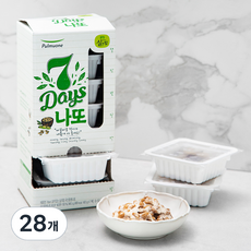 풀무원 7days 살아있는 실의힘 국산콩생나또, 49.5g, 7개입, 4박스
