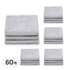 쓱싹 超細纖維神奇抹布 灰色, 60個