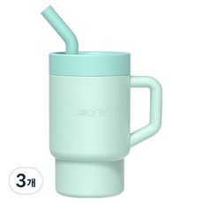 주니 유아용 실리콘 미니컵, 민트, 3개, 150ml