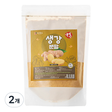 건강중심 생강 분말 가루 국내산, 500g, 2개