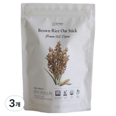 JILMAJAE FARM 玄米燕麥棒, 香醇口味, 40g, 3個
