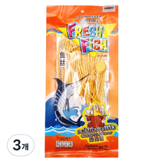 魚香絲 燒烤雞汁風味, 3包, 80g