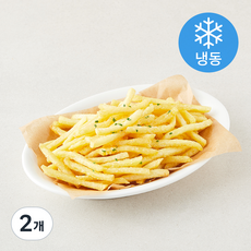 한우물 슈스트링 코팅 감자튀김 (냉동), 2kg, 2개