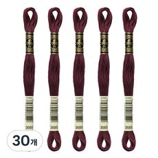 브랜드얀 DMC 자수실 25번 면사, 3685, 30개