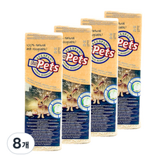 펫스토리 소동물 압축 베딩 사과향, 1kg, 8개