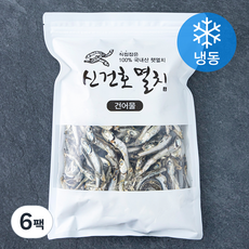 신건호멸치 다용도 상급 중멸치 조림 육수용 (냉동), 300g, 6팩