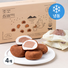 쿠캣 초코 찹쌀떡 (냉동), 40g, 12개입, 4개