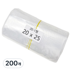 올다옴 지퍼백, 20-1형, 200개, 1개입