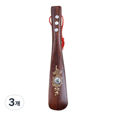 Apnal N 木製鞋拔 長鞋拔 22cm, 3個, 黑色