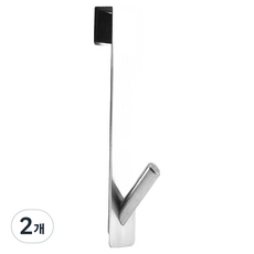 Realpicky 浴室免鑽孔S型掛鉤, 2個, 金屬