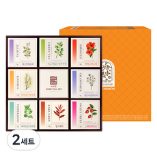 NOKCHAWON 綠茶園 香氣花草茶8種禮盒組 + 提袋, 2套, 美味綠茶雀舌 5入 + 甜果茶 5入 + 洋甘菊花草茶 5入 + 薄荷花草茶 5入 + 伯爵茶 5入 + 南非國寶花草茶 5入 + 芙蓉花茶 5入 + 茉莉花草茶 5入