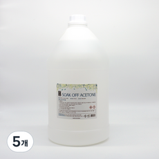 RUBENS 쏙 오프 아세톤, 3.7L, 5개