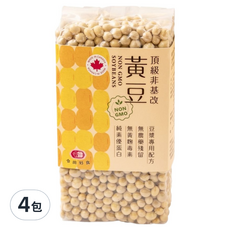 令田好食 頂級非基改黃豆, 4包, 500g